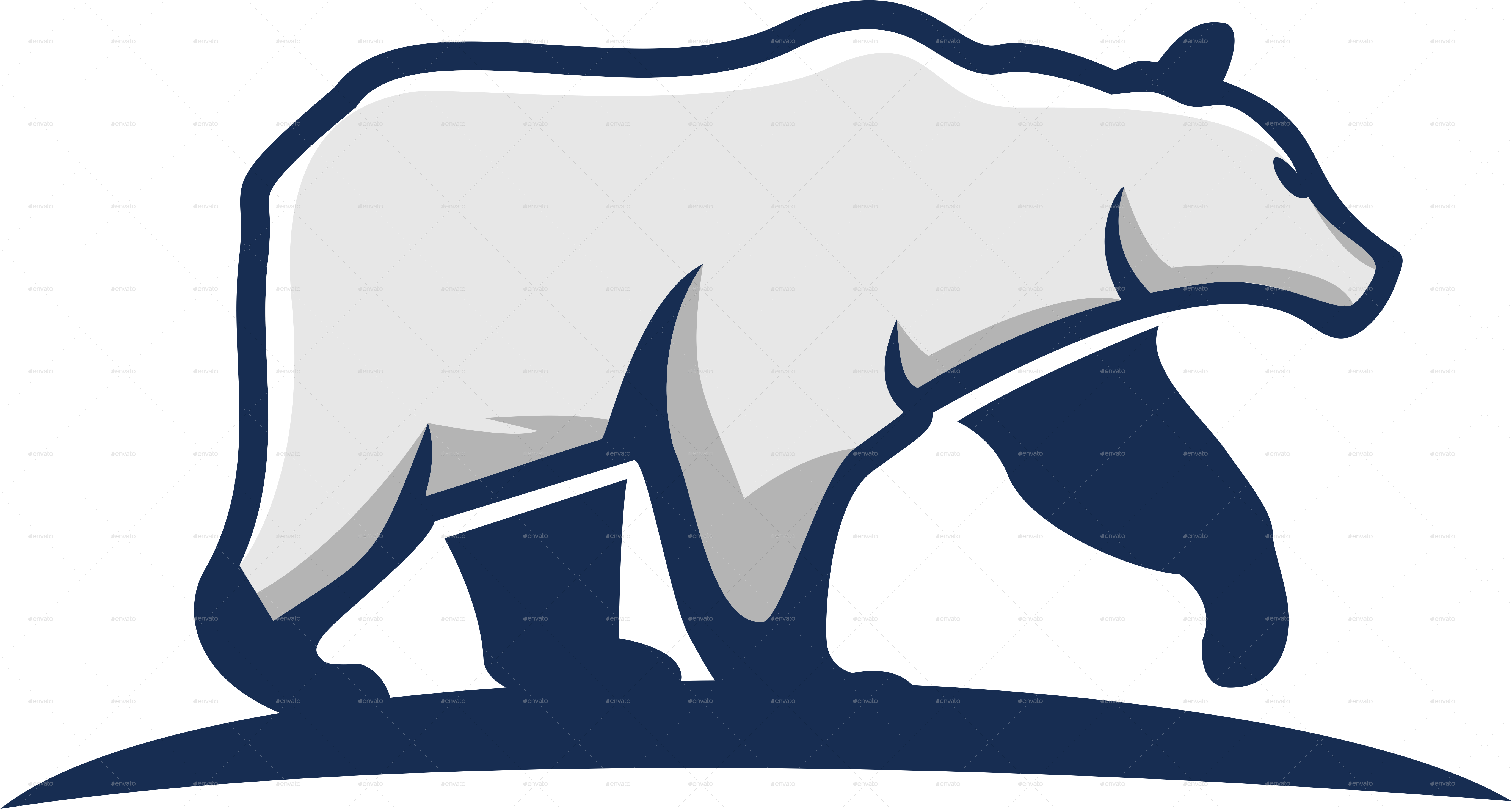 Polar Bear logo by cysam07 GraphicRiver